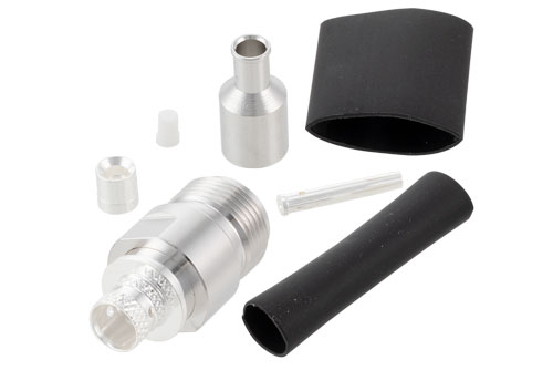 N Female Low PIM Connector Solder Attachment for TFT-5G-402