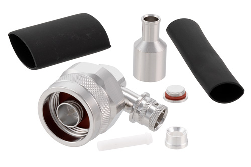 N Male Right Angle Low PIM Connector Solder Attachment for TFT-5G-402