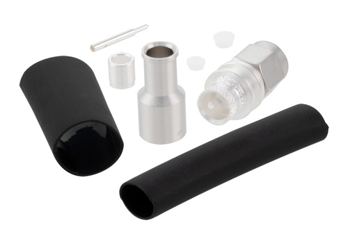 SMA Male Low PIM Connector Solder Attachment for TFT-402, TFT-402-LF