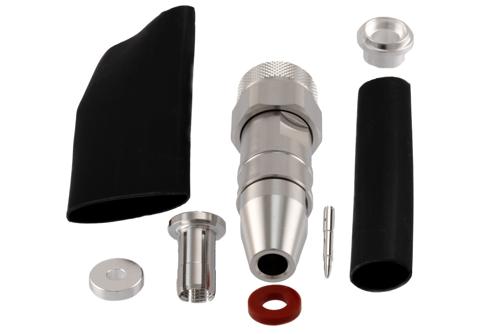 N Male Low PIM Connector Clamp/Solder Attachment for TCOM-240, TCOM-240-FR, LMR-240, LMR-240-DB, LMR-240-FR, LMR-240-UF, LMR-LW240