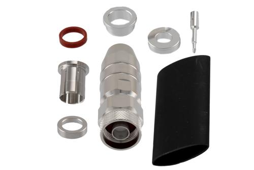 N Male Low PIM Connector Clamp/Solder Attachment for TCOM-400, TCOM-400-FR, LMR-400, LMR-400-DB, LMR-400-FR, LMR-400-UF, LMR-LW400