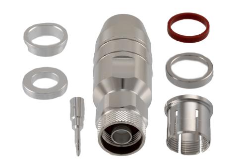 N Male Low PIM Connector Clamp/Solder Attachment for TCOM-600, TCOM-600-FR, LMR-600, LMR-600-DB, LMR-600-FR, LMR-600-UF, LMR-LW600