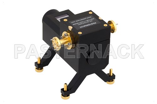 0 to 50 dB Waveguide Direct Read Attenuator, WR-10, From 75 GHz to 110 GHz, UG-387/U-Mod Flange