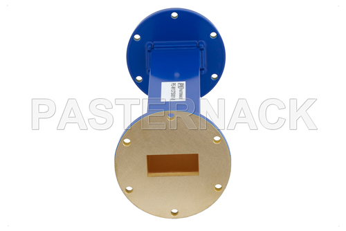 WR-137 Commercial Grade Straight Waveguide Section 9 Inch Length with UG-344/U Flange Operating from 5.85 GHz to 8.2 GHz
