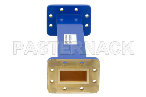 WR-137 Commercial Grade Straight Waveguide Section 9 Inch Length with CPR-137G Flange Operating from 5.85 GHz to 8.2 GHz