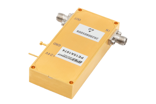 3.5 dB NF GaN Input Protected Low Noise Amplifier, Operating from 1 GHz to 23 GHz with 29 dB Gain, 23 dBm Psat and SMA