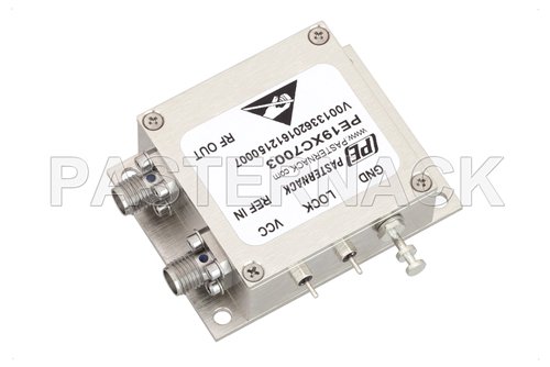 4 GHz Phase Locked Oscillator, 10 MHz External Ref., Phase Noise -95 dBc/Hz, SMA
