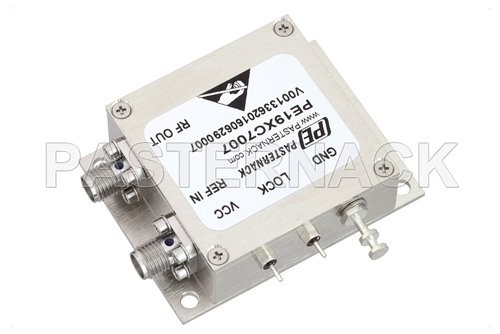 2 GHz Phase Locked Oscillator, 100 MHz External Ref., Phase Noise -110 dBc/Hz, SMA