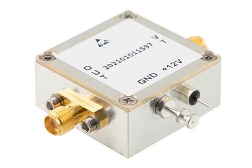 Voltage Controlled Oscillator, 620 MHz to 660 MHz, Pout 0 dBm, Phase Noise of -110 dBc/Hz, 0.5V to 4.5V Tuning Range, SMA