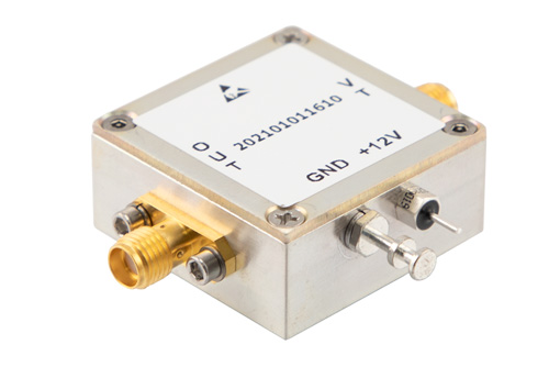 Voltage Controlled Oscillator, 900 MHz to 960 MHz, Pout +5.5 dBm, Phase Noise of -110 dBc/Hz, 0.5V to 4.0V Tuning Range, SMA