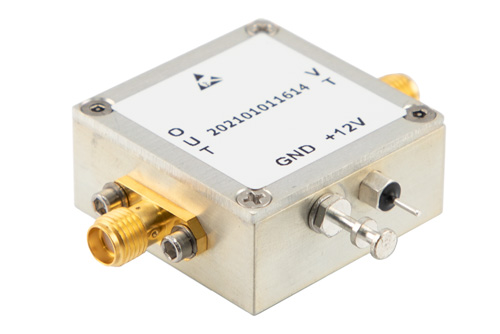 Voltage Controlled Oscillator, 1070 MHz to 1210 MHz, Pout +1.5 dBm, Phase Noise of -109 dBc/Hz, 0.5V to 4.5V Tuning Range, SMA