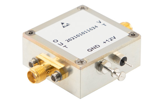 Voltage Controlled Oscillator, 2165 MHz to 2360 MHz, Pout +5 dBm, Phase Noise of -99 dBc/Hz, 0.5V to 10V Tuning Range, SMA