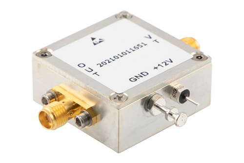 Voltage Controlled Oscillator, 3300 MHz to 3400 MHz, Pout +5 dBm, Phase Noise of -88 dBc/Hz, 0.5V to 4.5V Tuning Range, SMA