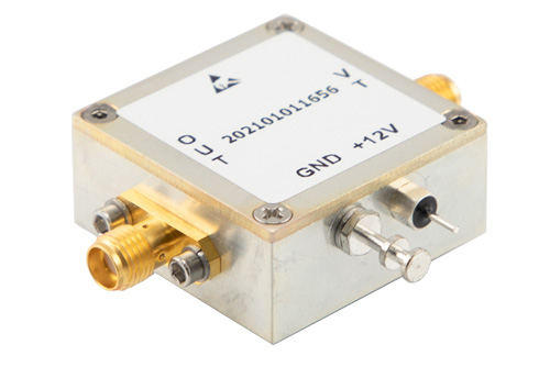 Voltage Controlled Oscillator, 4245 MHz to 4335 MHz, Pout +0.5 dBm, Phase Noise of -87 dBc/Hz, 0.5V to 8V Tuning Range, SMA