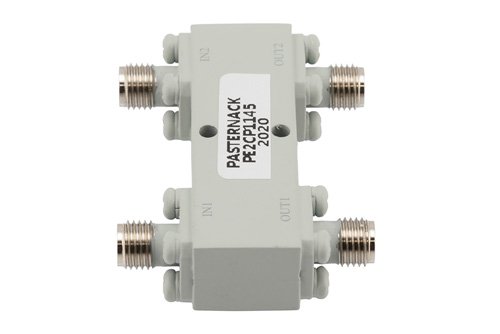 90 Degree SMA Hybrid Coupler from 1.4 GHz to 2.5 GHz Rated to 50 Watts
