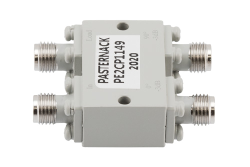 90 Degree 2.92mm Hybrid Coupler from 8 GHz to 43.5 GHz Rated to 20 Watts