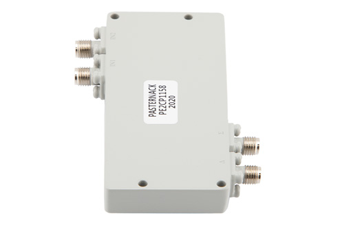 180 Degree SMA Hybrid Coupler from 2 GHz to 18 GHz Rated to 50 Watts