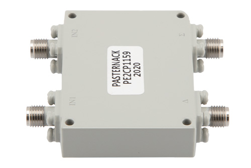 180 Degree SMA Hybrid Coupler from 4 GHz to 8 GHz Rated to 80 Watts