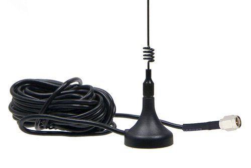 Wire Portable Dual Band Antenna Operates From 890 MHz to 1.88 GHz With a Nominal 3 dBi Gain SMA Male Input Connector on 16 ft. of RG174A/U