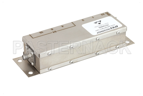 8 Bit Relay Controlled Programmable Attenuator, 127 dB Up to 1.5 GHz, 1 dB Steps, +12V, SMA Female