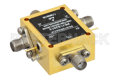 2.92mm SPDT PIN Diode Switch Operating From 70 MHz to 40 GHz Up to +27 dBm