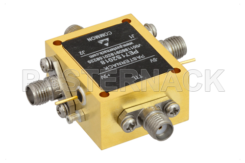 SMA SPDT PIN Diode Switch Operating From 2 GHz to 26.5 GHz Up to +27 dBm