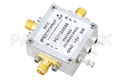 SPDT PIN Diode Switch Operating from 50 MHz to 1.5 GHz Up to 4 Watts (+36 dBm) and SMA