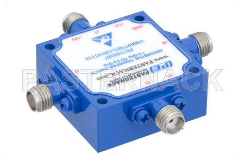 Transfer PIN Diode Switch Operating From 1 GHz to 2 GHz Up to +30 dBm and Field Replaceable SMA