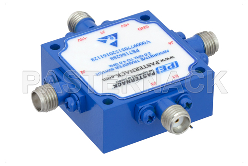 Transfer PIN Diode Switch Operating From 2 GHz to 4 GHz Up to +30 dBm and Field Replaceable SMA