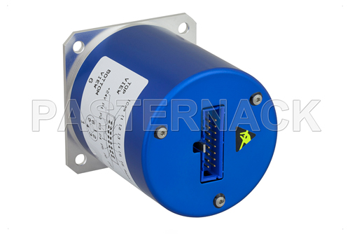 SP6T 0.03 dB Low Insertion Loss Repeatability Relay Latching Switch, Terminated, DC to 20 GHz, 70W, 24V, Indicators, Self Cut Off, SMA