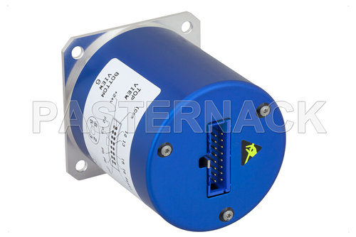 SP4T 0.03 dB Low Insertion Loss Repeatability Relay Latching Switch, Terminated, DC to 20 GHz, 70W, 24V, Indicators, Self Cut Off, SMA