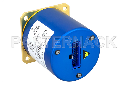 SP6T 0.05 dB Low Insertion Loss Repeatability Relay Latching Switch, Terminated, DC to 40 GHz, 5W, 24V, Indicators, TTL, 2.92mm