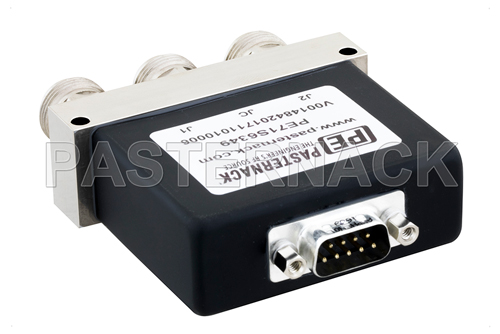 SPDT Electromechanical Relay Latching Switch, DC to 12 GHz, up to 600W, 12V, N