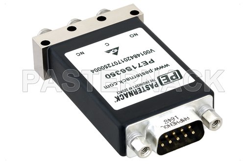 SPDT Electromechanical Relay Failsafe Switch, DC to 18 GHz, up to 90W, 12V, TTL, SMA