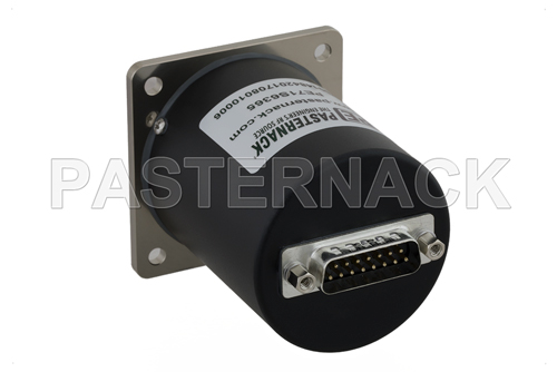SP4T Electromechanical Relay Latching Switch, Terminated, DC to 18 GHz, up to 90W, 28V, SMA