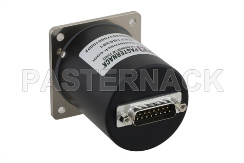 SP6T Electromechanical Relay Normally Open Switch, Terminated, DC to 18 GHz, up to 90W, 28V, SMA
