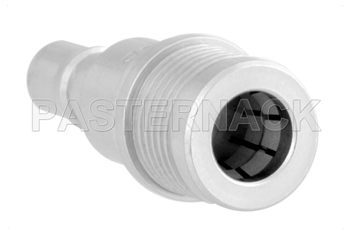 20 dB Fixed Attenuator, QMA Male to QMA Female Brass Tri-Metal Body Rated to 1 Watt Up to 6 GHz