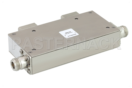 Dual Junction Isolator With 40 dB Isolation From 2 GHz to 4 GHz, 10 Watts And SMA Female