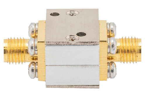Isolator with 20 dB Isolation from 12 GHz to 18 GHz, 10 Watts and SMA Female