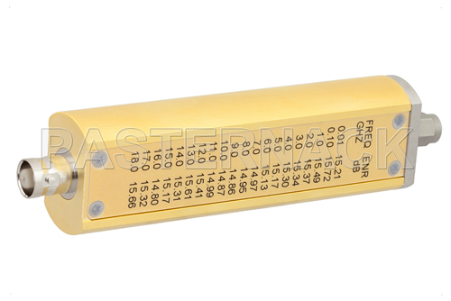 SMA Precision Calibrated Noise Source With A Noise Output ENR Of 14 dB From 10 MHz to 18 GHz
