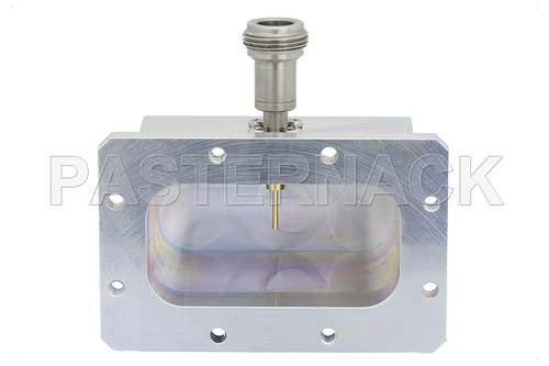 WR-229 CMR-229 Flange to N Female Waveguide to Coax Adapter Operating From 3.3 GHz to 4.9 GHz, S-C Band