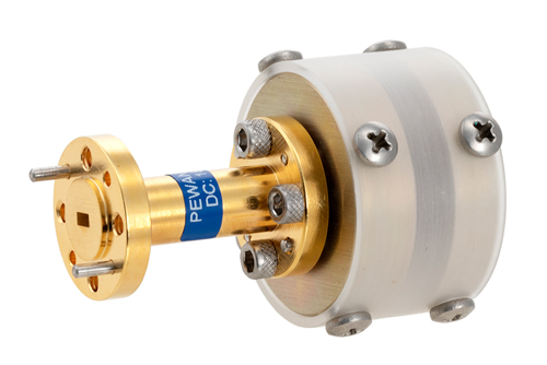 WR-12 Waveguide Omni-directional Antenna Operating from 75 GHz to 79 GHz with a Nominal 2 dBi Gain with UG-387/U Round Cover Flange