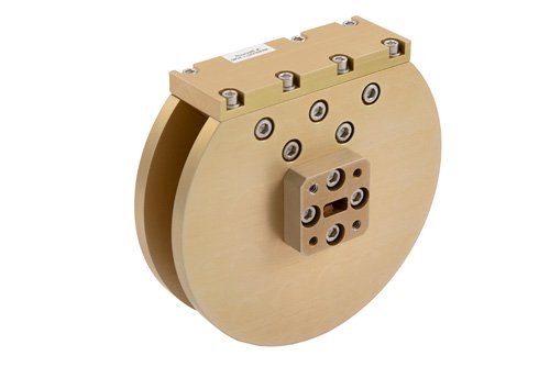 WR-28 Waveguide Sector Antenna Operating from 27.5 GHz to 29.5 GHz with a Nominal 6 dBi Gain with UG-599/U Square Cover Flange