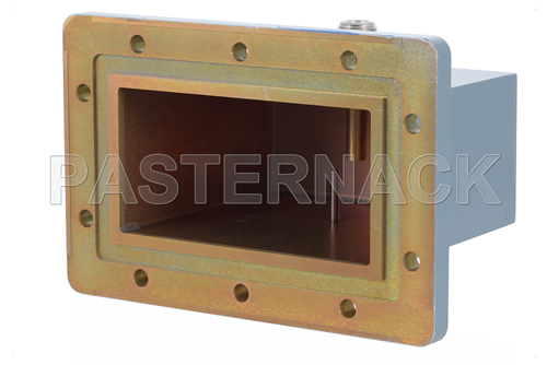 WR-430 CPR-430G Grooved Flange to N Female Waveguide to Coax Adapter Operating from 1.7 GHz to 2.6 GHz