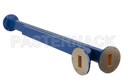 WR-137 30 dB Directional Waveguide Broadwall Coupler, UG-344/U Round Cover Flange, E-Plane Coupled Port, 5.85 GHz to 8.2 GHz