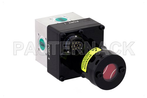 WR-42 Waveguide Electromechanical Relay SPDT Latching TTL Switch, K Band 26.5 GHz Max Frequency, 800 Watts, UG-595/U Square Cover Flange