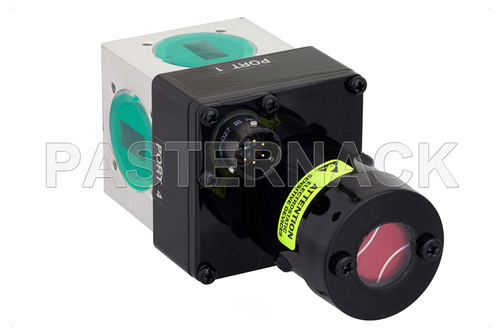 WR-62 Waveguide Electromechanical Relay SPDT Latching Switch, Ku Band 18 GHz Max Frequency, 2,000 Watts, UG-419/U Square Cover Flange