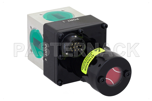 WR-62 Waveguide Electromechanical Relay SPDT Latching TTL Switch, Ku Band 18 GHz Max Frequency, 2,000 Watts, UG-419/U Square Cover Flange