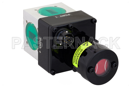 WR-62 Waveguide Electromechanical Relay SPDT Latching Switch, Ku Band 18 GHz Max Frequency, 2,000 Watts, UG-419/U Square Cover Flange