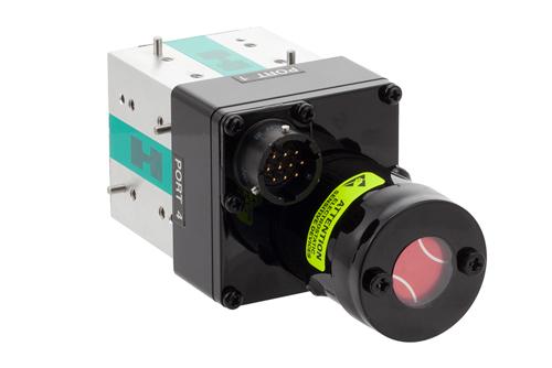 WRD-650 Double Ridge Waveguide SPDT/DPDT Latching Relay Switch, 6.5 GHz to 18 GHz Frequency Band, 8,500 Watts, UG Cover, 12V, TTL